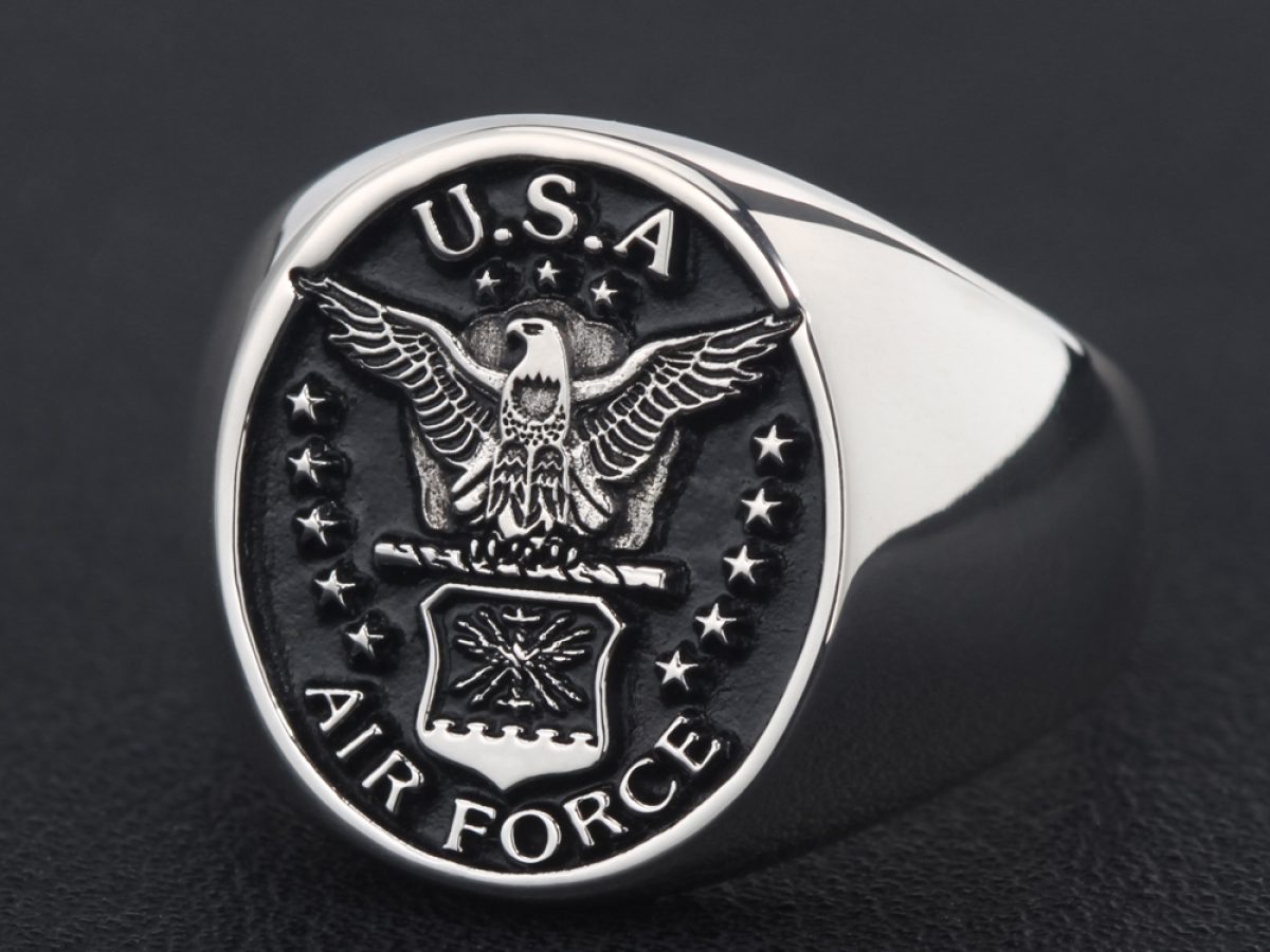 Air force sale signet ring